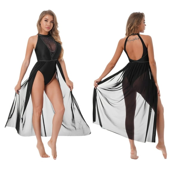 DPOIS Women Lyrical Dance Dress