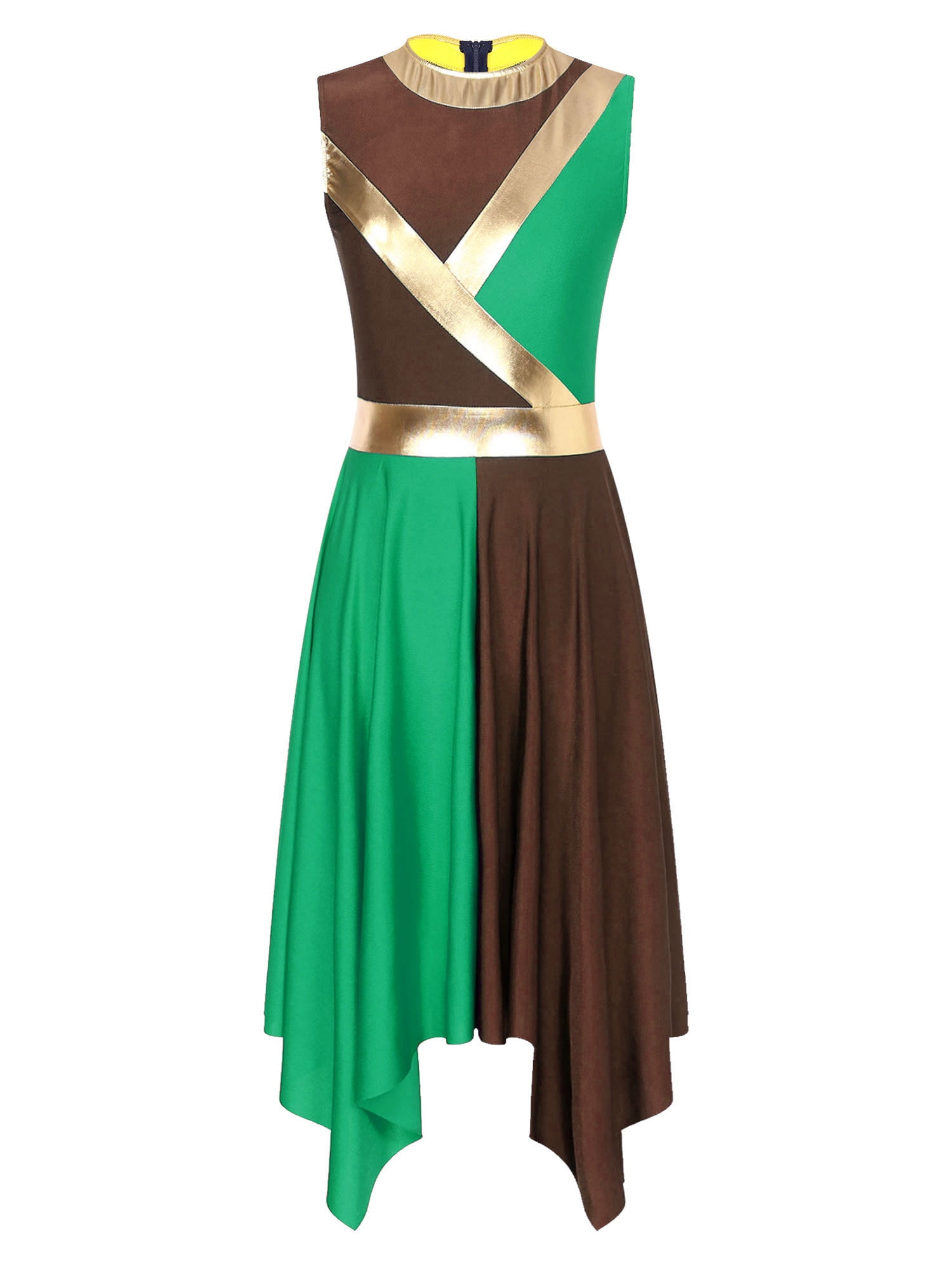 DPOIS Women Praise Dance Dress Sleeveless Liturgical Dancewear Worship Overlays Brown&Green L - Walmart.com DPOIS Women Praise Dance Dress Sleeveless Liturgical Dancewear Worship Overlays Brown&Green L - Walmart.com