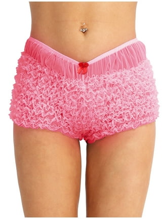 Womens Tiered Ruffles Lace Shorts Pants Bloomers Cheeky Boyshort Pettipants