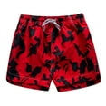 thumbnail image 1 of DPOIS Women's Summer Printed Shorts Quick Dry Drawstring Swim Trunks Sport Shorts, 1 of 2