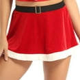 thumbnail image 1 of DPOIS Womens Christmas Skirts Mrs Santa Claus Costumes Red M, 1 of 7