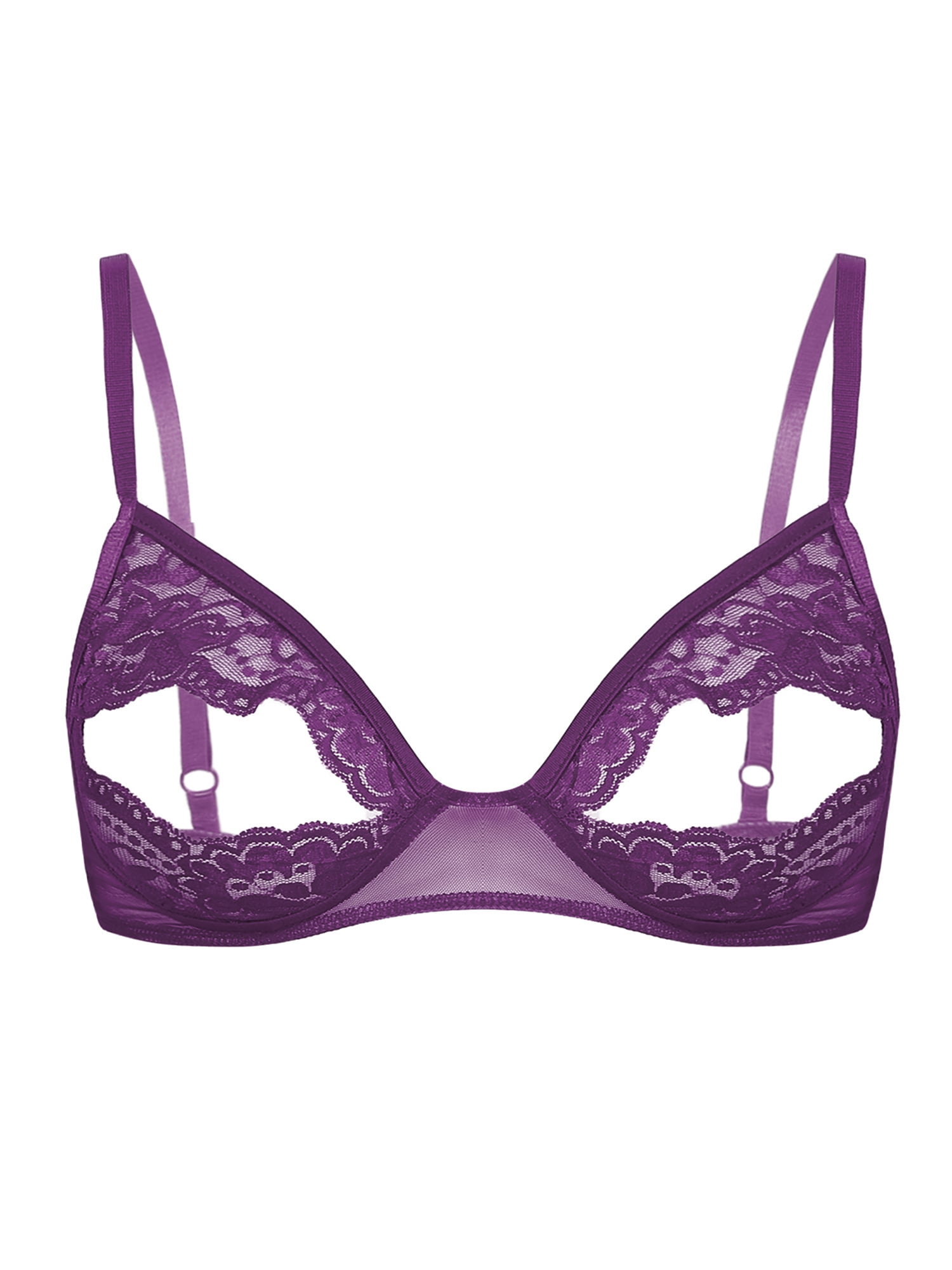 Buy Trylo Lush Woman Non Padded Full Cup Bra - Purple online