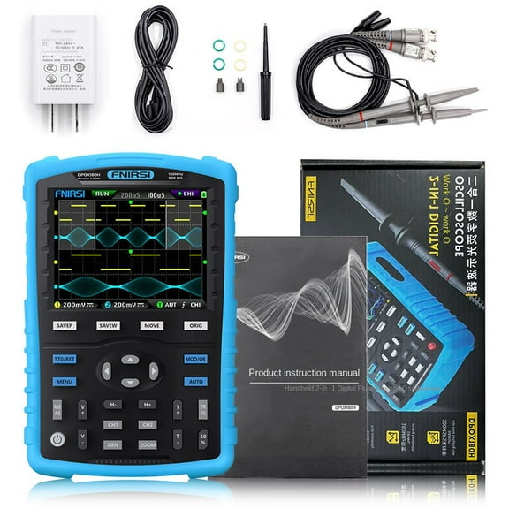 DPOX180H Handheld Fluorescent Digital Oscilloscope Dual Channel Two-in-One Small Portable Instrument Auto Repair