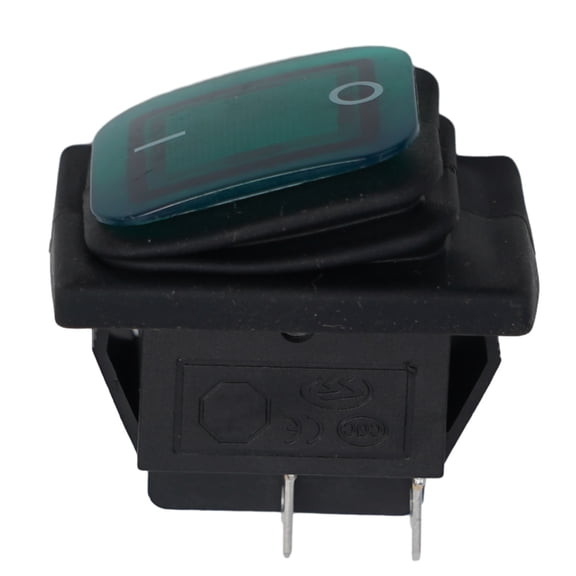 DPST Rocker Switch 30*24mm Heavy Duty Reset Round Waterproof Accessories