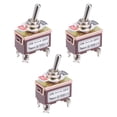 thumbnail image 1 of DPST Rocker Toggle Switch Heavy 15A 250V 20A 125V 4P ON/OFF Switch 3pcs, 1 of 2