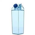 DPTALR Coffee Cups Milk Carton Water Bottle Transparent Milk Bottle
