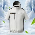 thumbnail image 1 of DPTALR George Cooling Vests for Hot Weather, Air Conditioned Jacket for Men & Women GrayBig and Tall Men XL, 1 of 8
