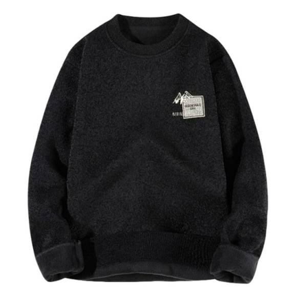 DPTALR George Crew Neck Sweatshirt #Black Big and Tall XL