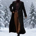 thumbnail image 1 of DPTALR George Fashion Men's Turndown Collar Patchwork Pockets Long Sleeve Casual Jacket Coat,Black,Big and Tall Men L, 1 of 5