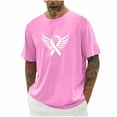 thumbnail image 1 of DPTALR George Men's Breast Cancer Awareness Casual Shirts,Pink Ribbon T-Shirts,Cancer Fighter Tops,Pink,Big and Tall Men S, 1 of 4