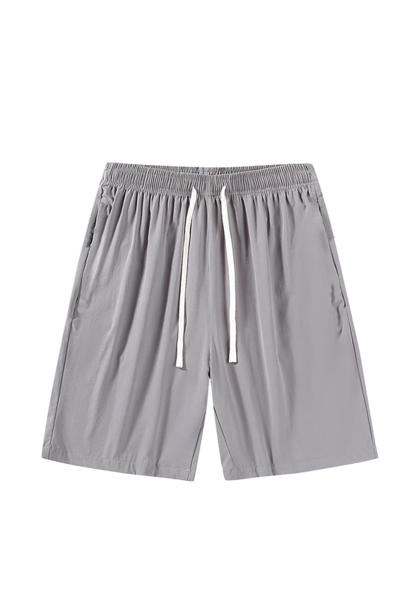 Men's Knee Length Cotton Casual Cargo Shorts for Athletic Walking & Workout #Gray Big and Tall Men XXXXL