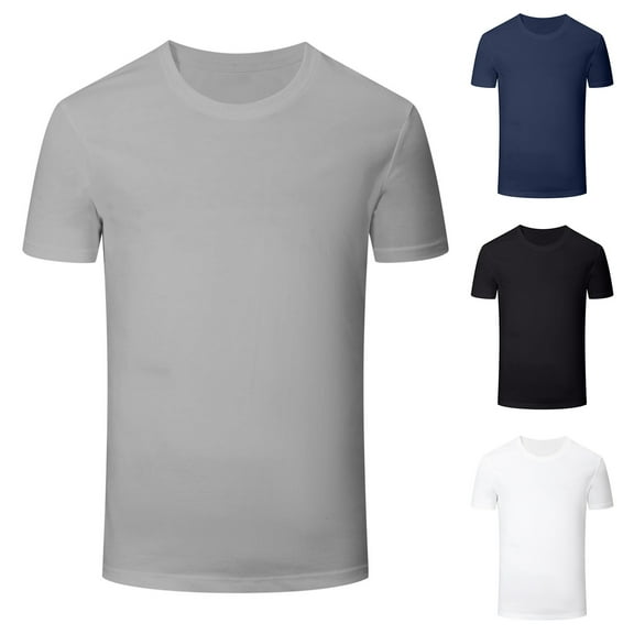 DPTALR George Men's Quick-Dry Breathable Short Sleeve Sports T-shirt,Navy,Big and Tall Men S