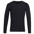 thumbnail image 1 of DPTALR Men's Slim Fit Sweater Round Neck,Warm,Winter Long Sleeve Pullover #Black Big and Tall XXXL, 1 of 3