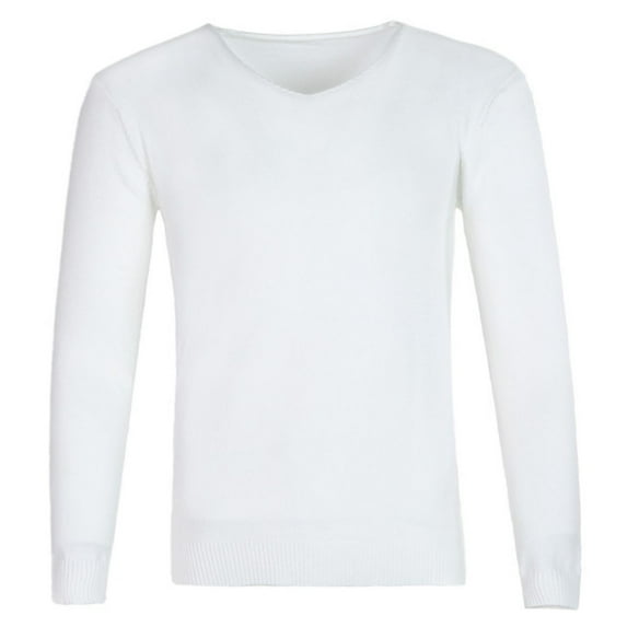 DPTALR George Men's Slim Fit Cable Knit Sweater - Round Neck, Warm, Winter Long Sleeve Pullover #White Big and Tall XXL