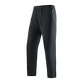 thumbnail image 1 of DPTALR Men's Solid Casual Elastic Waist Tapered Sports Pants with Pockets, Black Big and Tall Men S, 1 of 7