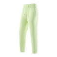 thumbnail image 1 of DPTALR George Men's Solid Casual Elastic Waist Tapered Sports Pants with Pockets,Green Big and Tall Men L, 1 of 2