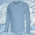 thumbnail image 1 of DPTALR George Men's Solid Color,Breathable,Long Sleeve,Round Neck,Sport Training Shirt,Light Blue,Big and Tall Men XXXXXL, 1 of 7