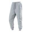 thumbnail image 1 of DPTALR Men's Solid Color Drawstring Elastic Waist Straight Leg Pants, Gray Big and Tall Men XXL, 1 of 8