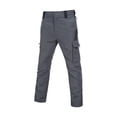 thumbnail image 1 of DPTALR Men's Solid Color Elastic Waist Drawstring Multi Pocket Workwear Pants,GrayXXXL, 1 of 7