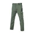 thumbnail image 1 of DPTALR Men's Solid Color Elastic Waist Drawstring Multi Pocket Workwear Pants,GreenS, 1 of 7