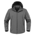 thumbnail image 1 of DPTALR Men's Jacket 7 Pockets Performance Thick Lined Water Resistant Soft Shell Winter Coats,Gray,S, 1 of 4