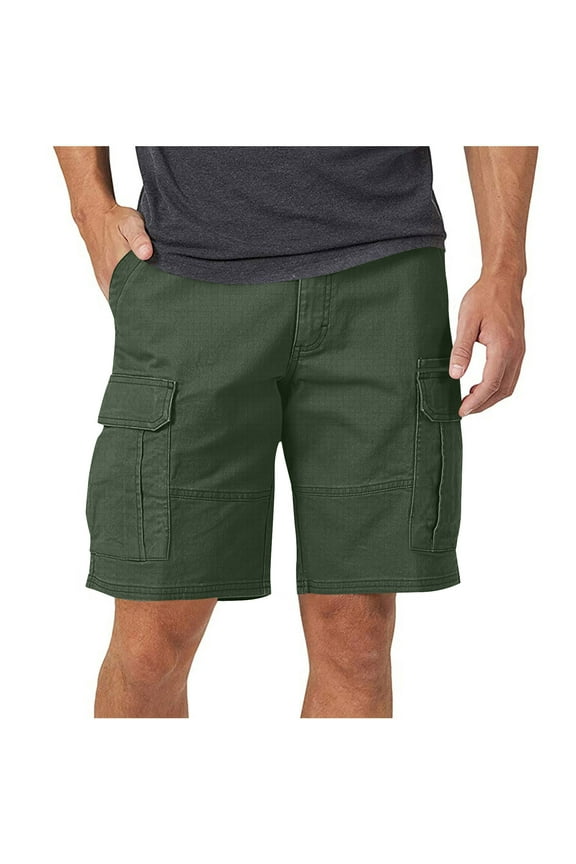 Men's Wyatt Stretch Cargo Short,Army Green,Big and Tall Men XL