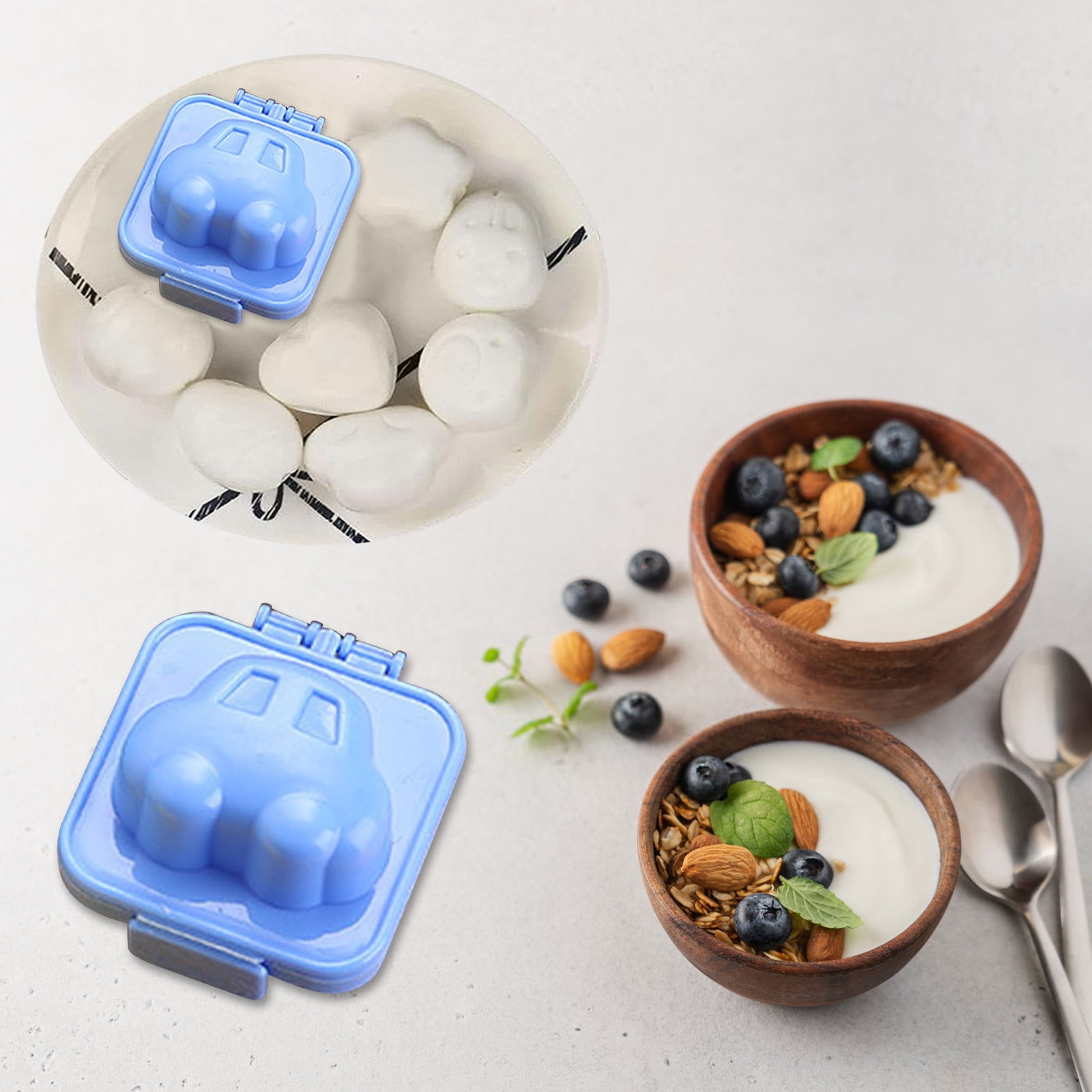 DPTALR Ice Cube Tray Plastic Mold Boil Rice Kitchen Accessor Hard