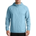 thumbnail image 1 of DPTALR Men's UPF 50+ Sun Protection Lightweight Hooded Windbreaker Jacket,Blue,Big Men's,Tall Men's XL,Young Men's Tops, 1 of 7