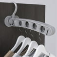 DPTALR Wall Hooks For Hanging Porous Foldable Clothes Rack