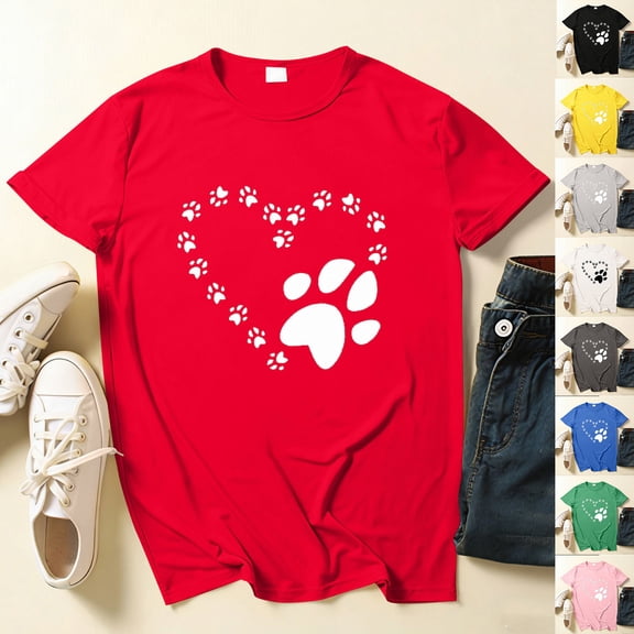 DPTALR Women's Fashion Leopard Printed Loose Short Sleeve Casual T-shirt,Black,Size XXXL