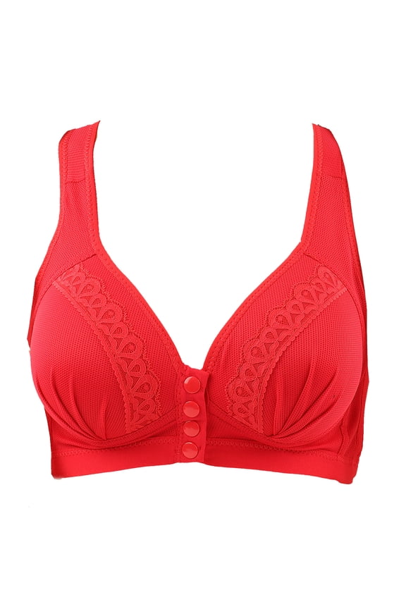 Womens Dailywear Bars Lace Beauty Back Strap Wrap Plus Size Bra Underwear