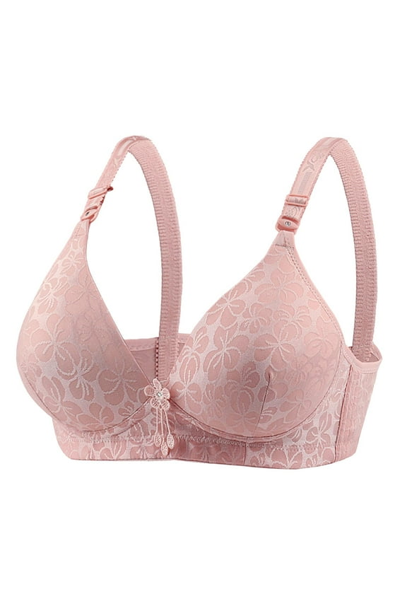 Womens Dailywear Bars Lace Beauty Back Strap Wrap Plus Size Bra Underwear