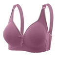 thumbnail image 1 of DPTALR Womens Dailywear Bars Middle Aged Elderly Thin Without Steel Ring Large Size Comfortable Shoulder Strap With Pendant Accessories Bras, 1 of 8