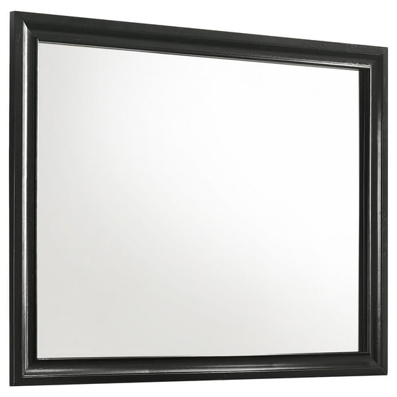 DPlus Rectangular Dresser Mirror Black