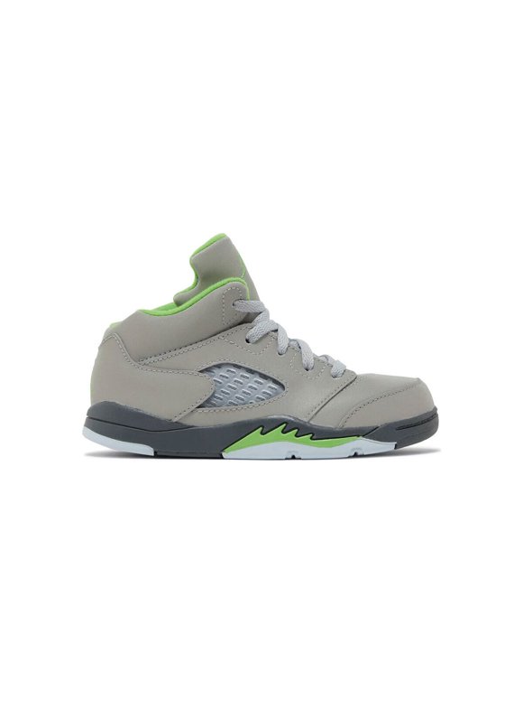Toddler's Jordan 5 Retro "Green Bean" Svr/Grn Bean-Flnt Gry (DQ3736 003) - 7