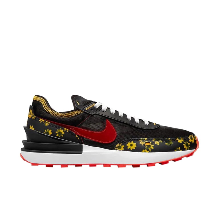 Nike Waffle One Sunflower Black Habanero Red Shoes Men\'s Size 11.5 DQ7637-001 Nike Waffle One Sunflower Black Vivid Sulfur Habanero DQ7637  main image 3