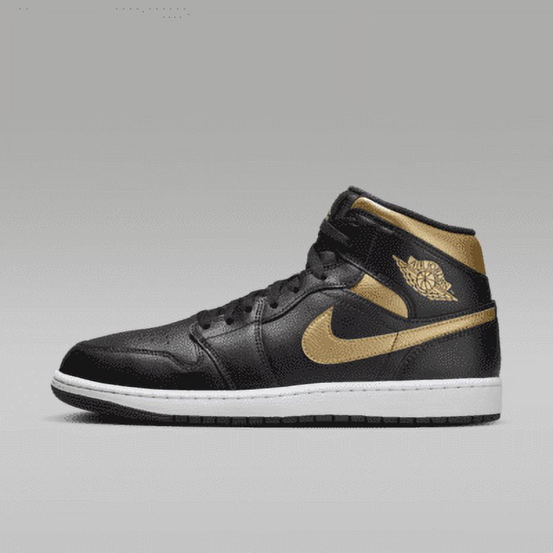 jordan retro 1 black and yellow