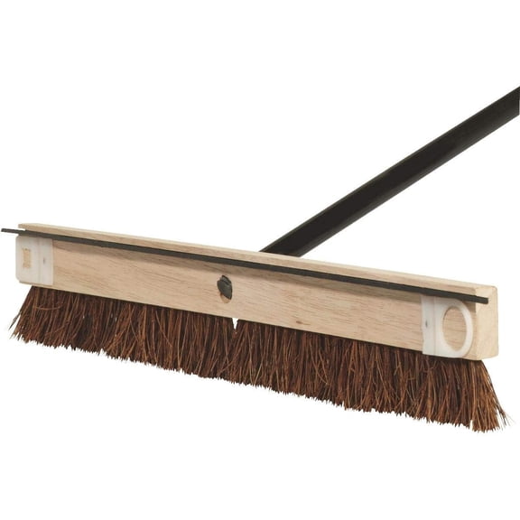 DQB Industries Driveway Coater Brush with Handle, 24", Brown