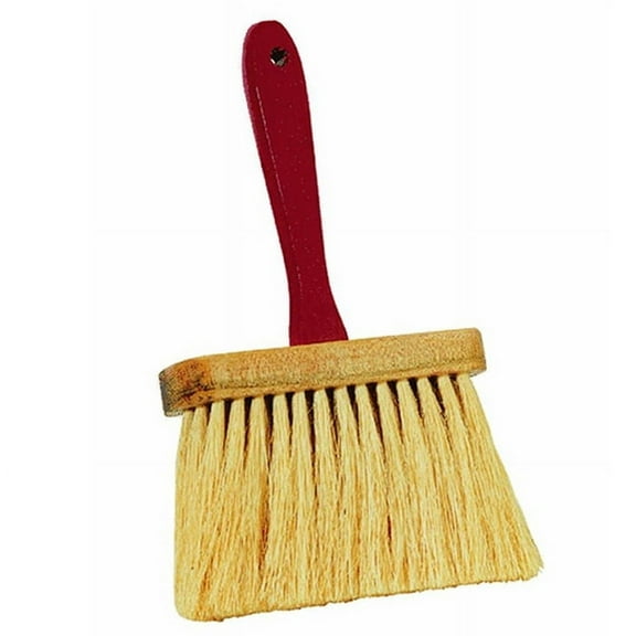 DQB Industries Masonry Brush 11956 - Tampico Bristle, Hardwood Handle - 6-1/2 In, White