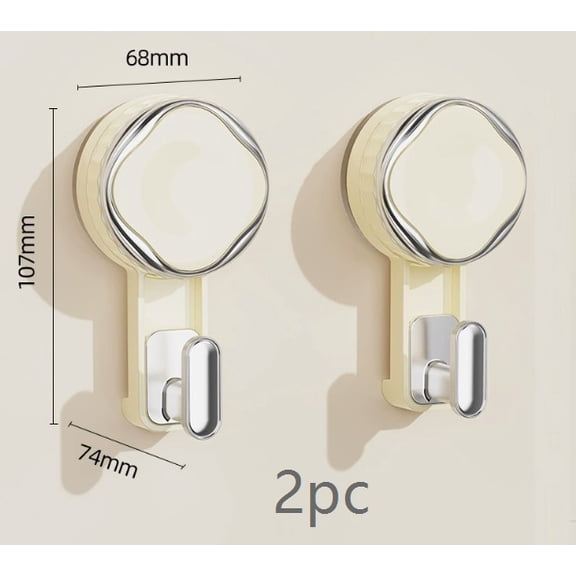 DQQ153 1 set of multifunctional adsorption hooks, knobs, suction cup hooks, household bathroom and kitchen traceless strong sticky hooks