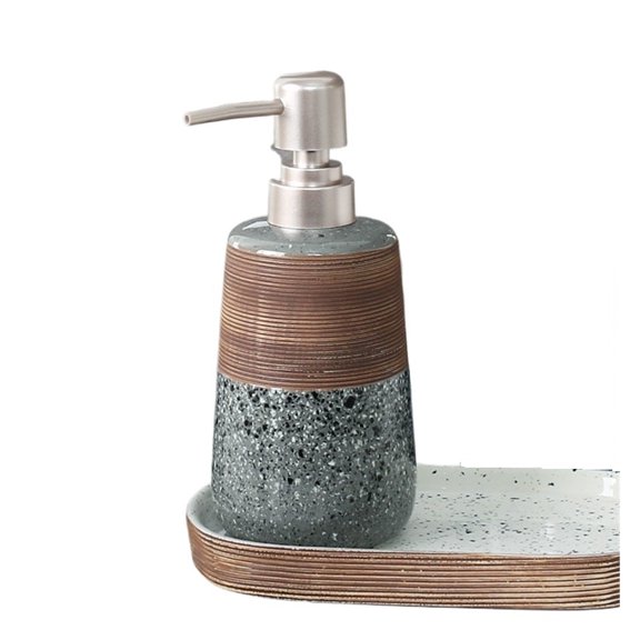 DQQ153 Ceramic Soap Dispensers For Shower Gel, Shampoo, And Body Lotion, Suitable For Hotels, Inns, And Model Homes