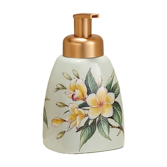 DQQ153 Foaming Soap Dispenser With Pump Ceramic Liquid Bottles Great For Kitchen And Bathroom Decorative