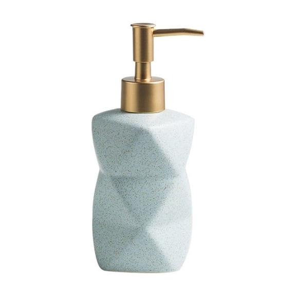 DQQ153 Simple Ceramic Lotion Pump Bottle 300ml Bathroom Shower Gel Soap Dispenser
