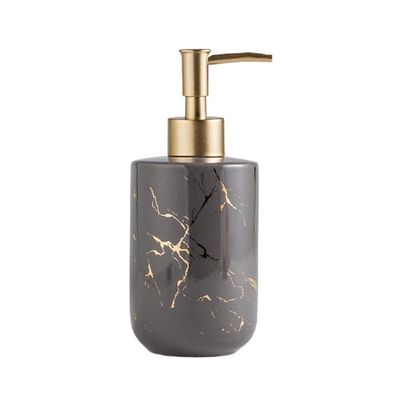 DQQ153 Simple Ceramic Soap Dispenser With Pump For Bathroom Lotion Dispensing Bottle