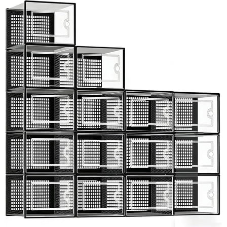 Shoe Saving Rack Open Box Better Homes & Gardens Decorative Gunmetal Grey Wood and Metal ...