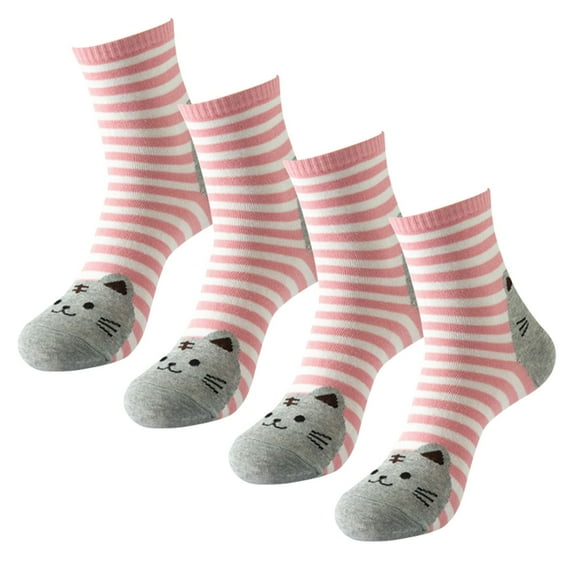 DQRPSEETB Mid-Length Socks Winter Socks for Women Wool Socks Thermal Warm Hiking Socks Cozy Crew Soft Socks 2 Pairs Comfortable Socks Pink