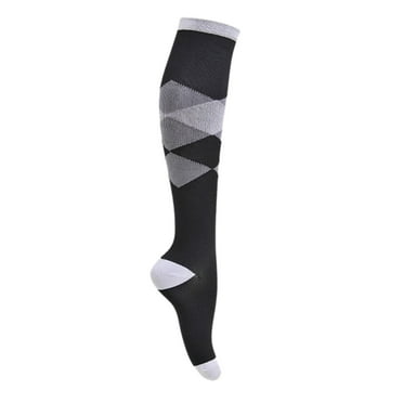DQRPSEETB Adult's Pringted Sports Socks Casual Fitness Elastic Stockings Knee High Stockings,Work Socks