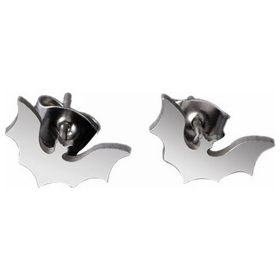 DQRPSEETB Aretes Halloween Popular Bat Earrings in Europe and America Alloy Simple Earrings for Adults