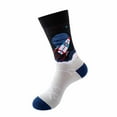 thumbnail image 1 of DQRPSEETB Autumn Winter Warm Medium Tube Socks Printed Cartoon Socks White Ankle Socks Woman,White Socks, 1 of 2