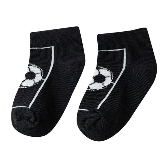 DQRPSEETB Children Socks Fashion Trend New Pattern Football Baseball Football Pattern Summer Thin Comfortable Cute Socks Toddler Socks 4t-5t,Black Crew Socks Black 1-2 Years Old